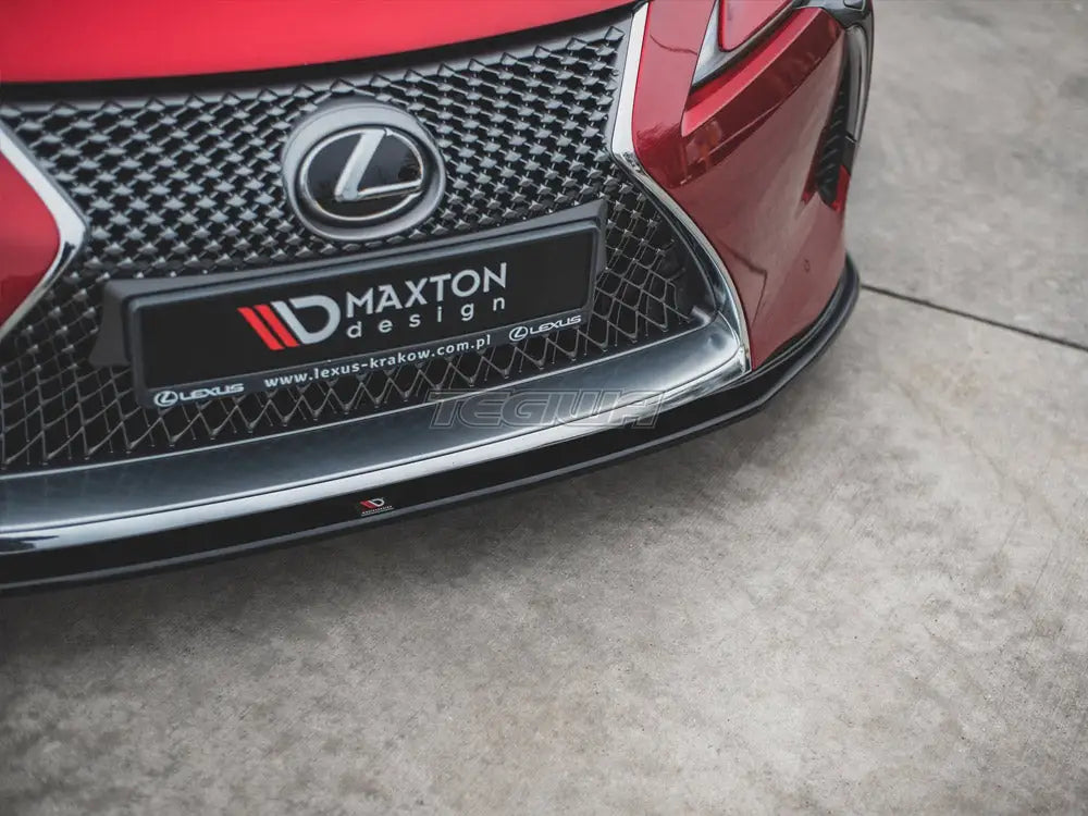 Maxton Design Front Splitter V2 Lexus LC 509 2017-