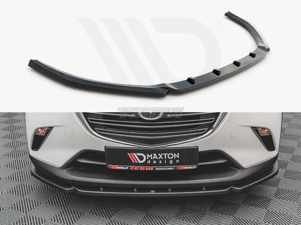 Maxton Design Front Splitter V2 Mazda CX-3 2015-