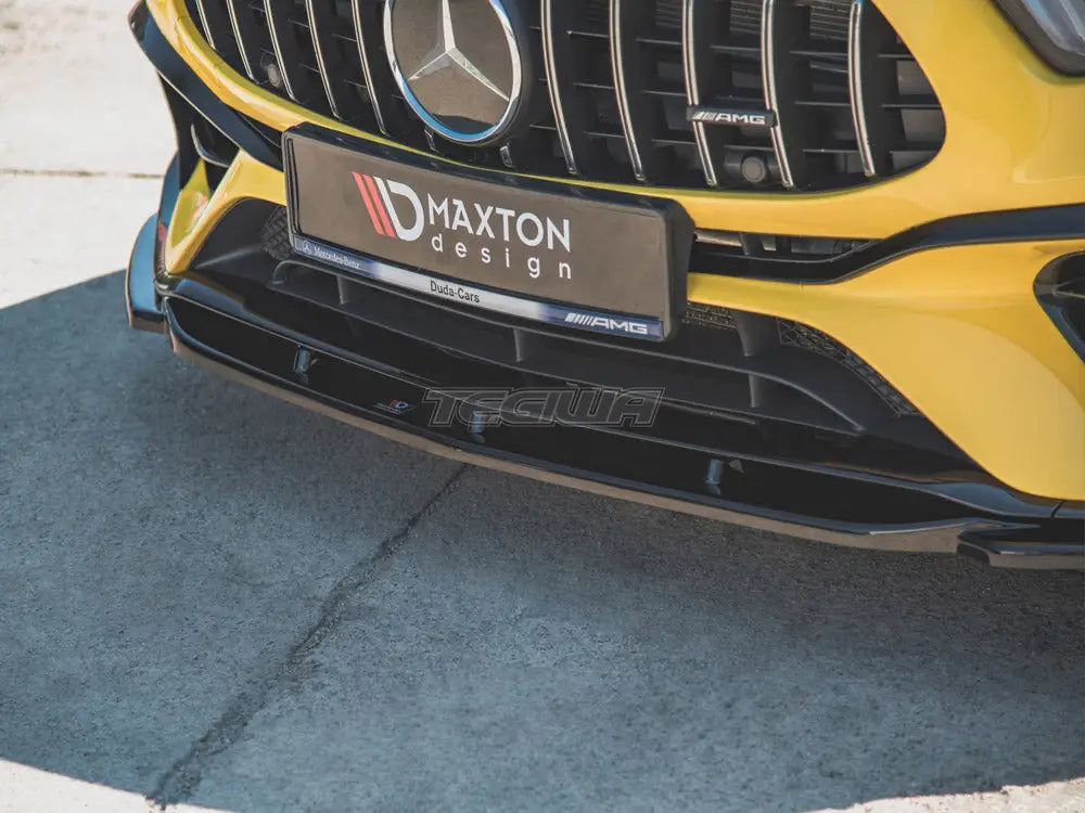 Maxton Design Front Splitter V2 Mercedes-amg A45 S W177 2019-