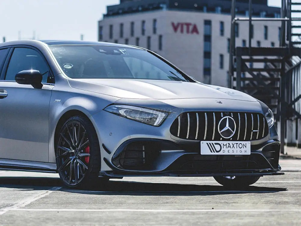 Maxton Design Front Splitter V2 Mercedes-amg A45 S W177 2019-