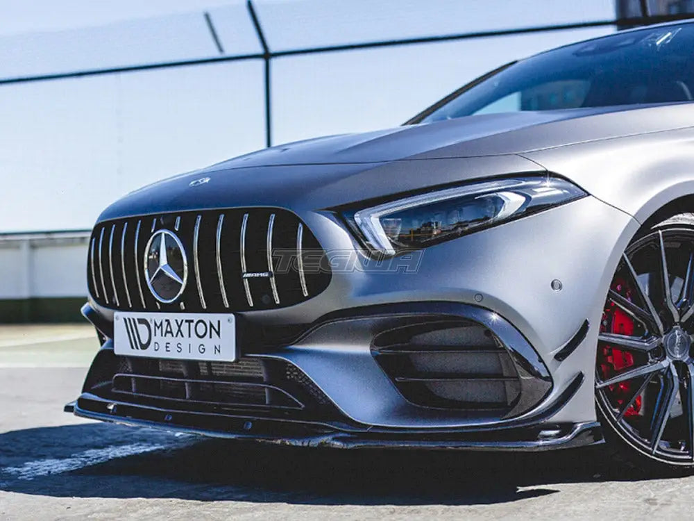 Maxton Design Front Splitter V2 Mercedes-amg A45 S W177 2019-