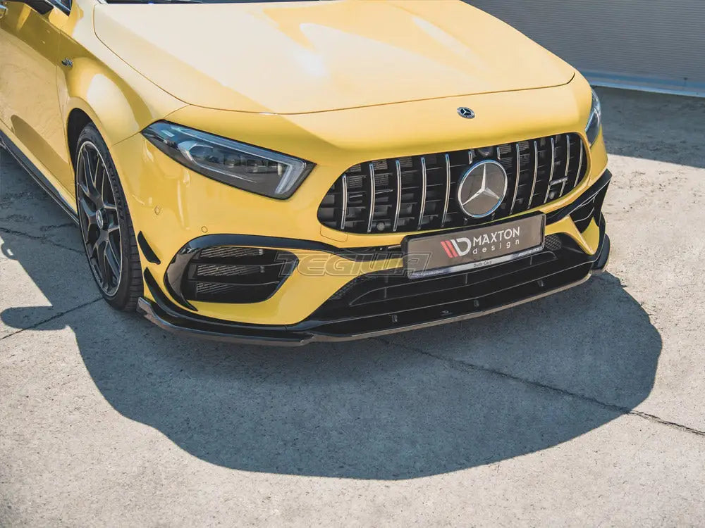 Maxton Design Front Splitter V2 Mercedes-amg A45 S W177 2019-