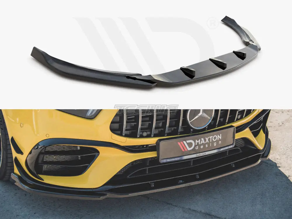 Maxton Design Front Splitter V2 Mercedes-amg A45 S W177 2019-