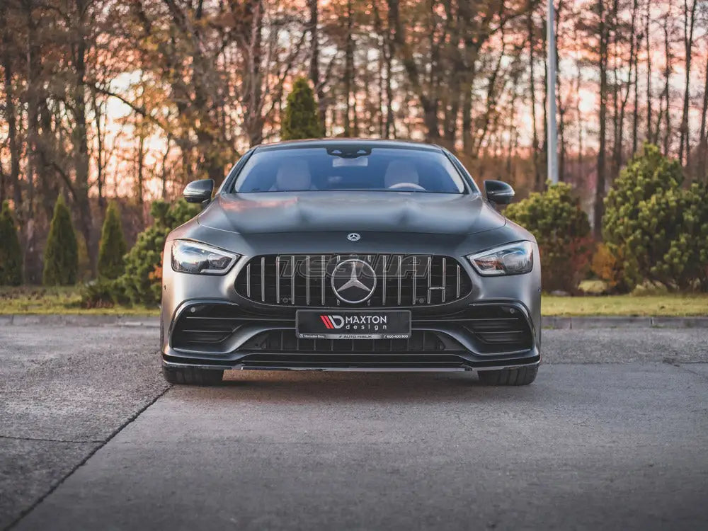 Maxton Design Front Splitter V2 Mercedes AMG GT 53 4-door Coupe 2018-