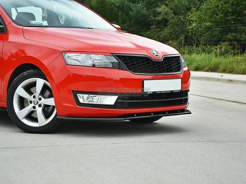 Maxton Design Front Splitter V2 Skoda Rapid