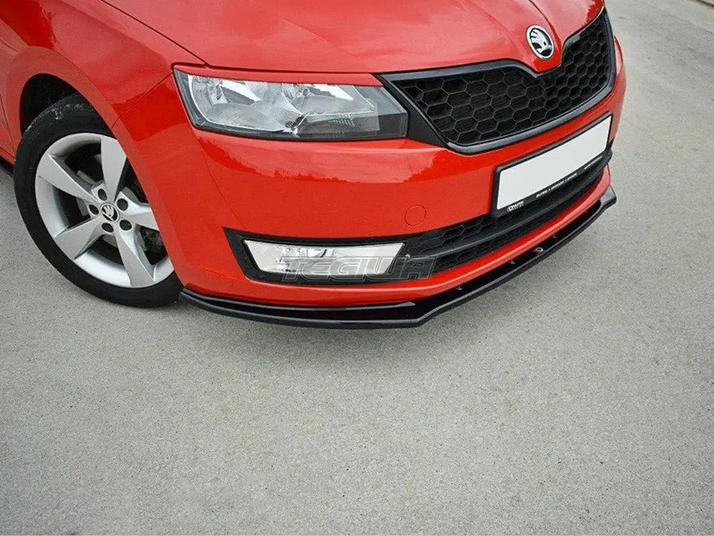 Maxton Design Front Splitter V2 Skoda Rapid