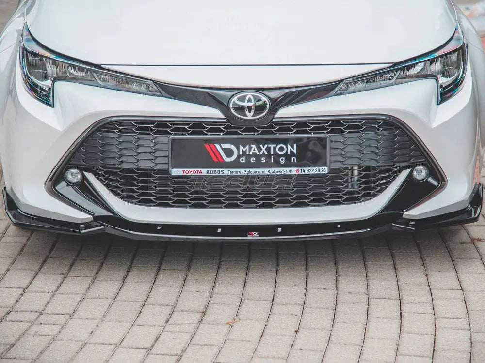 Maxton Design Front Splitter V2 Toyota Corolla MK12 Touring Sports Hatchback 2019-