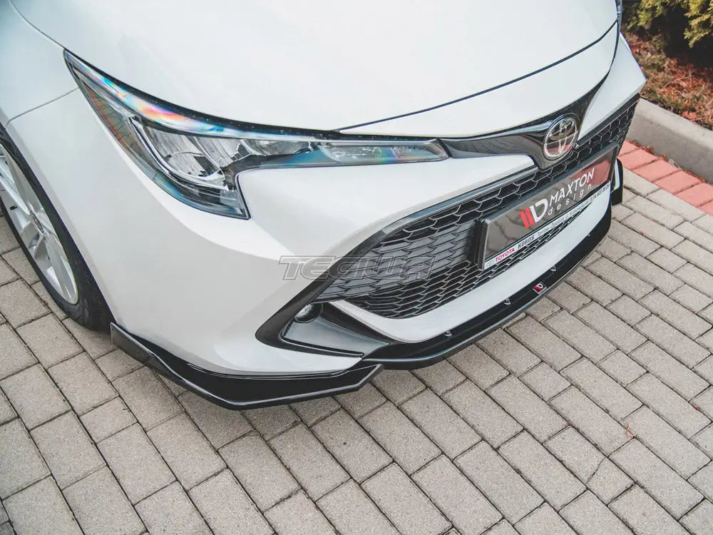 Maxton Design Front Splitter V2 Toyota Corolla MK12 Touring Sports Hatchback 2019-