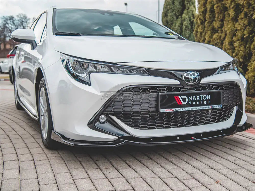 Maxton Design Front Splitter V2 Toyota Corolla MK12 Touring Sports Hatchback 2019-