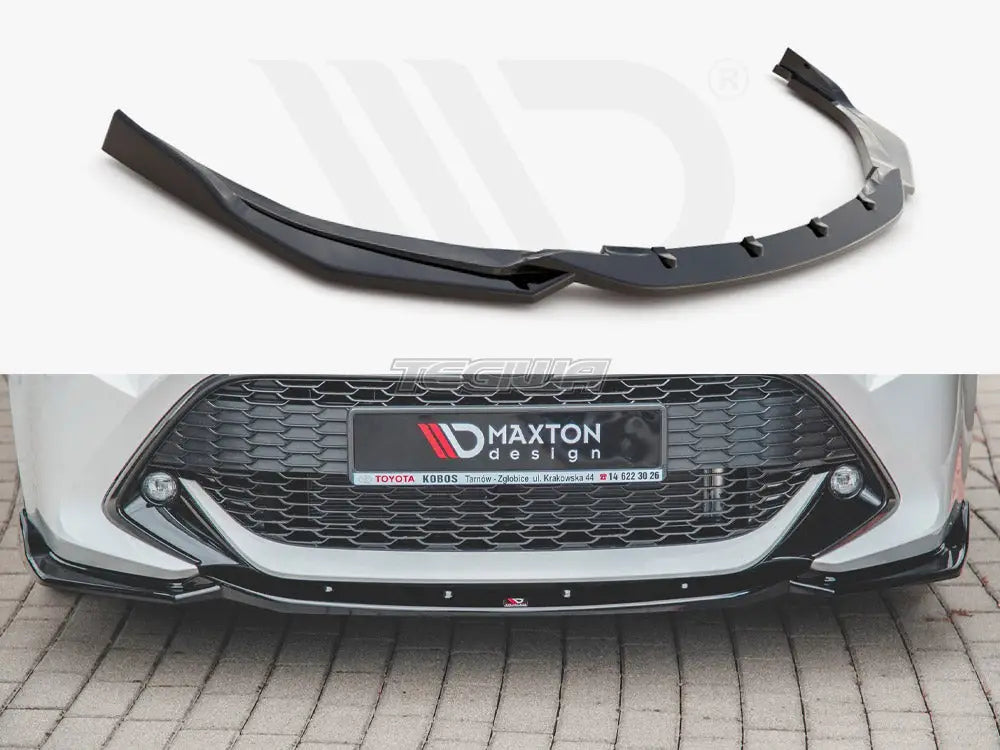 Maxton Design Front Splitter V2 Toyota Corolla MK12 Touring Sports Hatchback 2019-