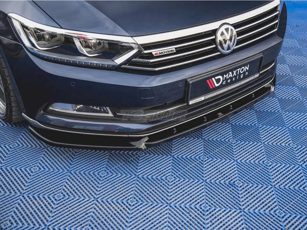 Maxton Design Front Splitter V2 Volkswagen Passat B8 15-19