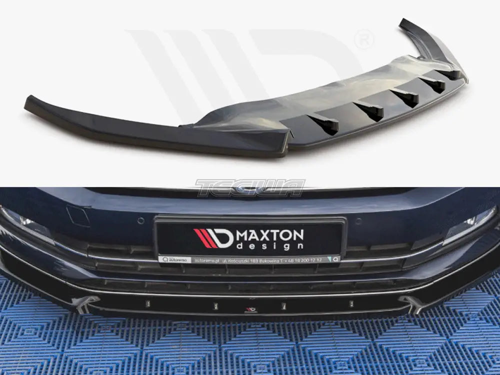 Maxton Design Front Splitter V2 Volkswagen Passat B8 15-19