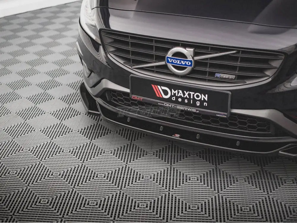 Maxton Design Front Splitter V2 Volvo S60 R-design MK2 01-18