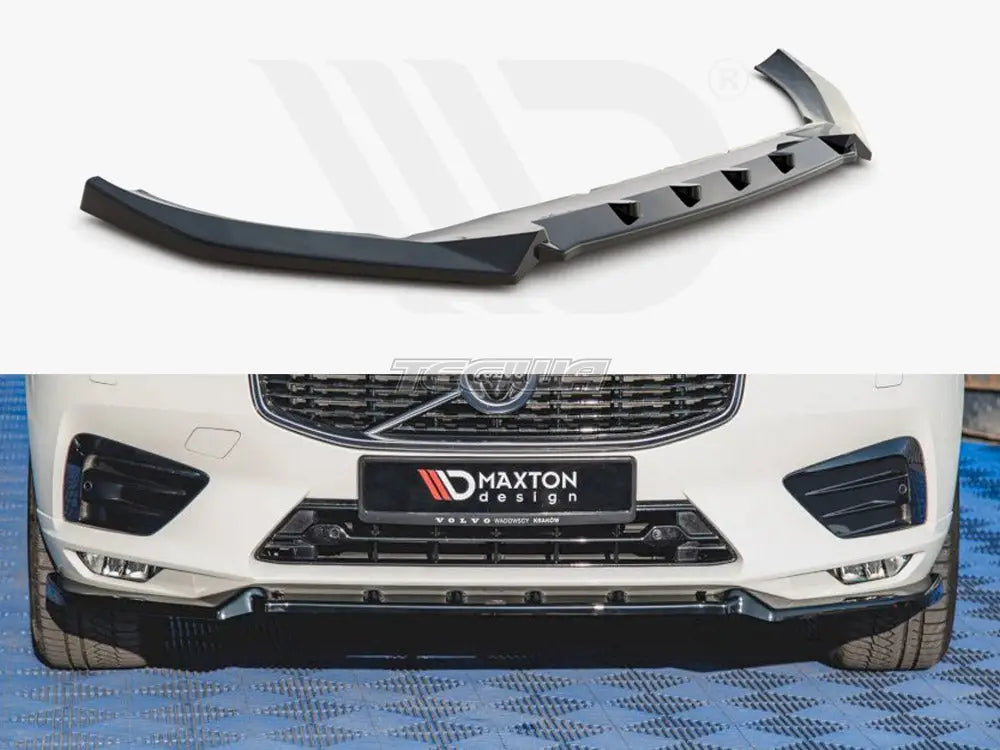 Maxton Design Front Splitter V2 Volvo XC60 MK2 R-design 2017-