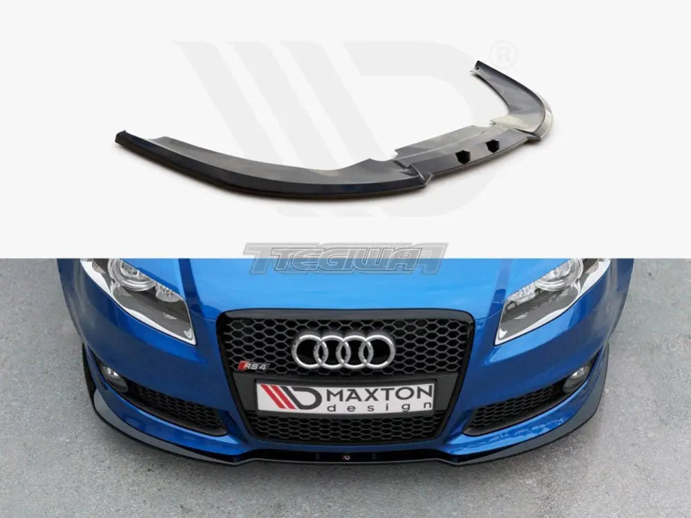 Maxton Design Front Splitter V2AUDI RS4 B7 06-08