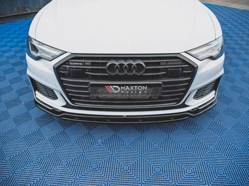 Maxton Design Front Splitter V3 Audi A6 S-line S6 C8 2019-