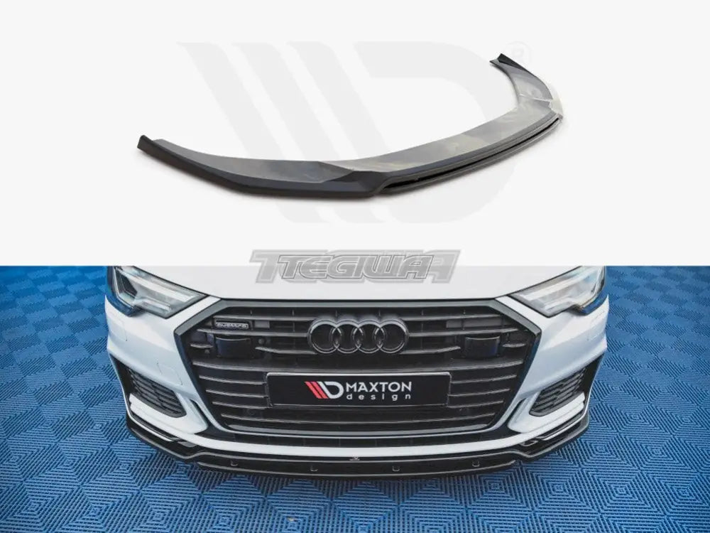 Maxton Design Front Splitter V3 Audi A6 S-line S6 C8 2019-