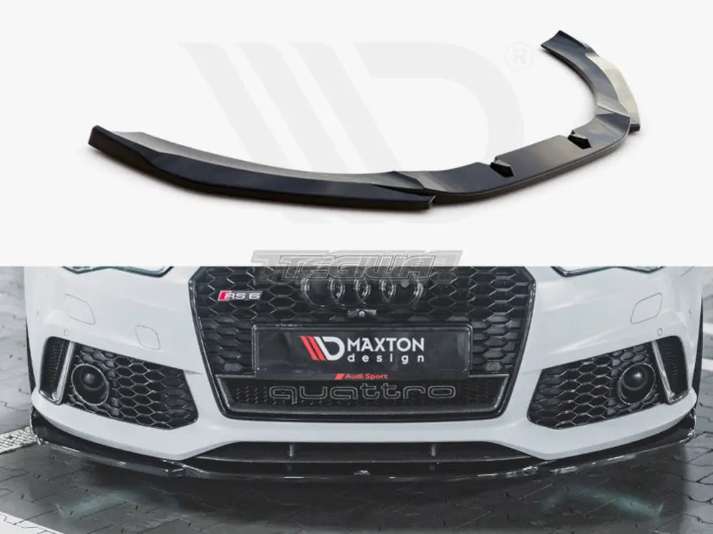 Maxton Design Front Splitter V3 Audi RS6 C7 01-17