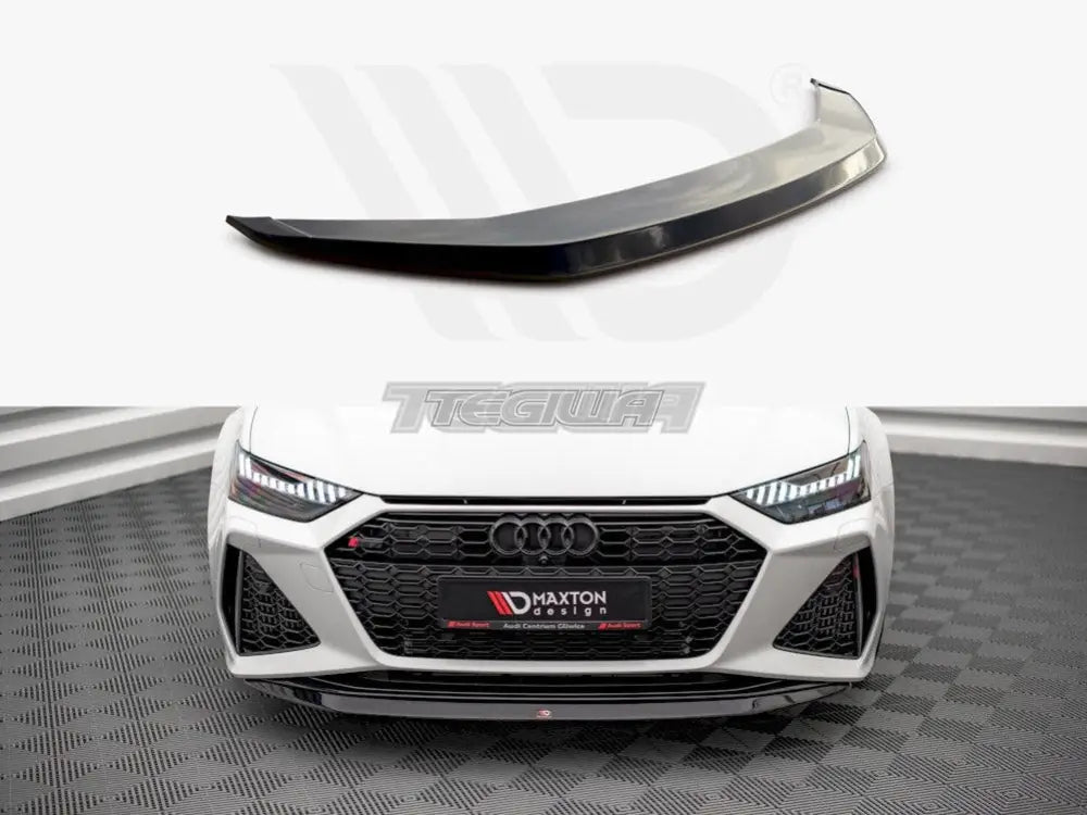 Maxton Design Front Splitter V3 Audi RS6 C8 RS7 C8 2019-