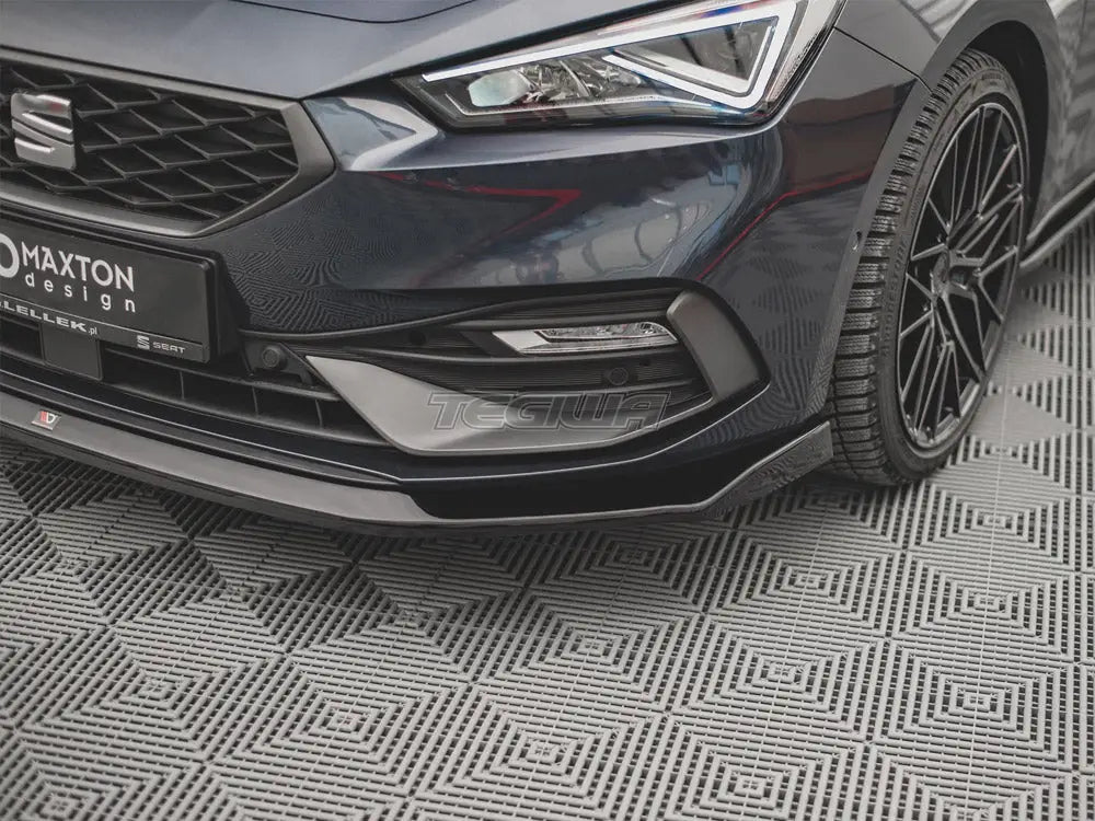 Maxton Design Front Splitter V3 Seat Leon FR MK4 2020-