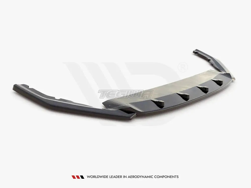 Maxton Design Front Splitter V3 Skoda Octavia RS MK4 2020-