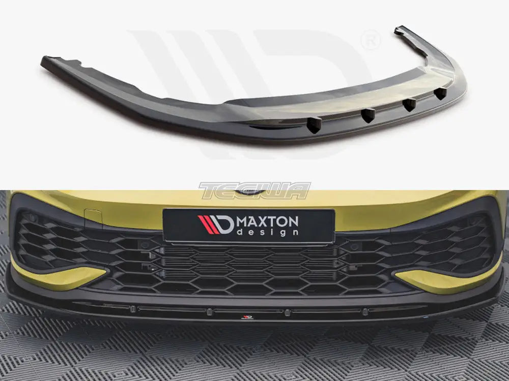 Maxton Design Front Splitter V4 Volkswagen Golf 8 GTI Clubsport 20-