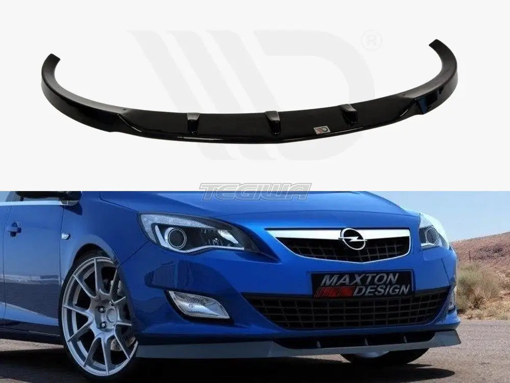 Maxton Design Front Splitter Vauxhall Astra J Pre-facelift 09-12