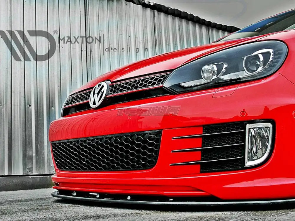 Maxton Design Front Splitter VER.2 Volkswagen Golf MK6 For Golf GTI 35TH