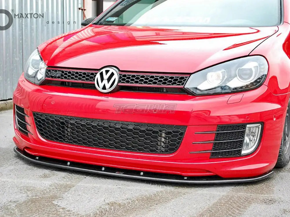 Maxton Design Front Splitter VER.2 Volkswagen Golf MK6 For Golf GTI 35TH