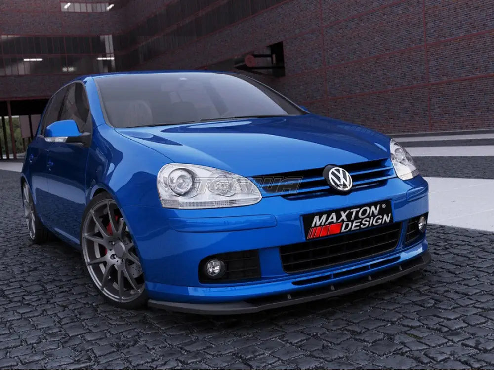 Maxton Design Front Splitter Volkswagen Golf MK5 FIT ONLY With Votex Front LIP