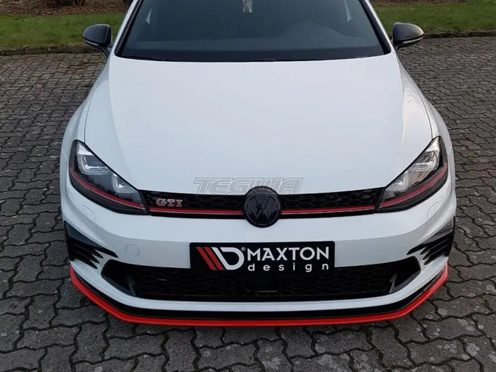 Maxton Design Front Splitter Volkswagen Golf MK7 GTI Clubsport 16-17