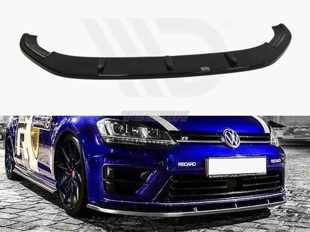 Maxton Design Front Splitter Volkswagen Golf MK7 R 01-16