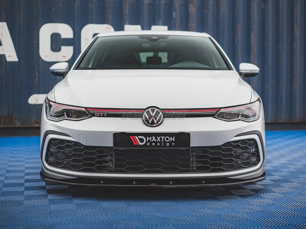 Maxton Design Front Splitter Volkswagen Golf MK8 GTI R-line 20-