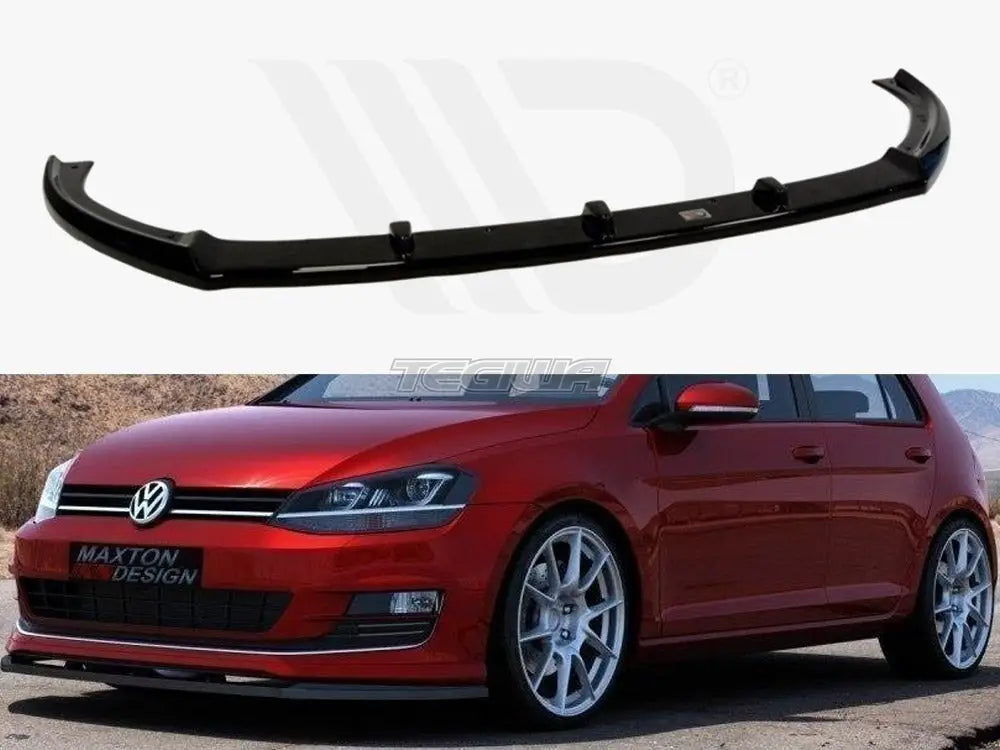 Maxton Design Front Splitter Volkswagen Golf VII For Sport PACK