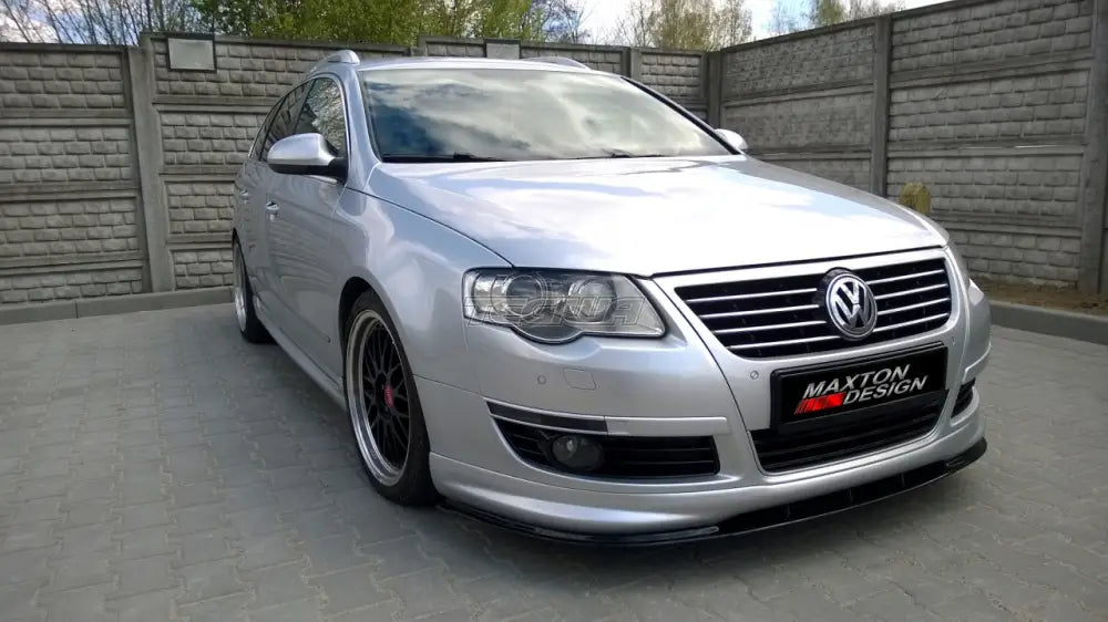 Maxton Design Front Splitter Volkswagen Passat B6 R-line 05-10