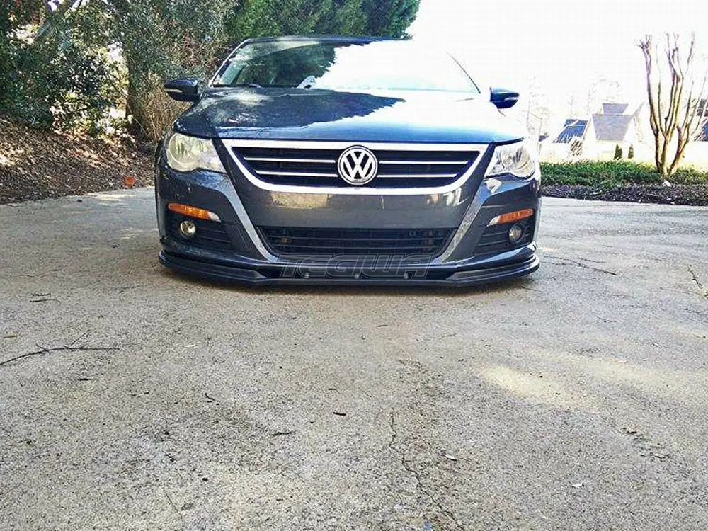 Maxton Design Front Splitter Volkswagen Passat CC Preface Model Standard Bumper