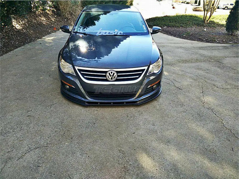 Maxton Design Front Splitter Volkswagen Passat CC Preface Model Standard Bumper