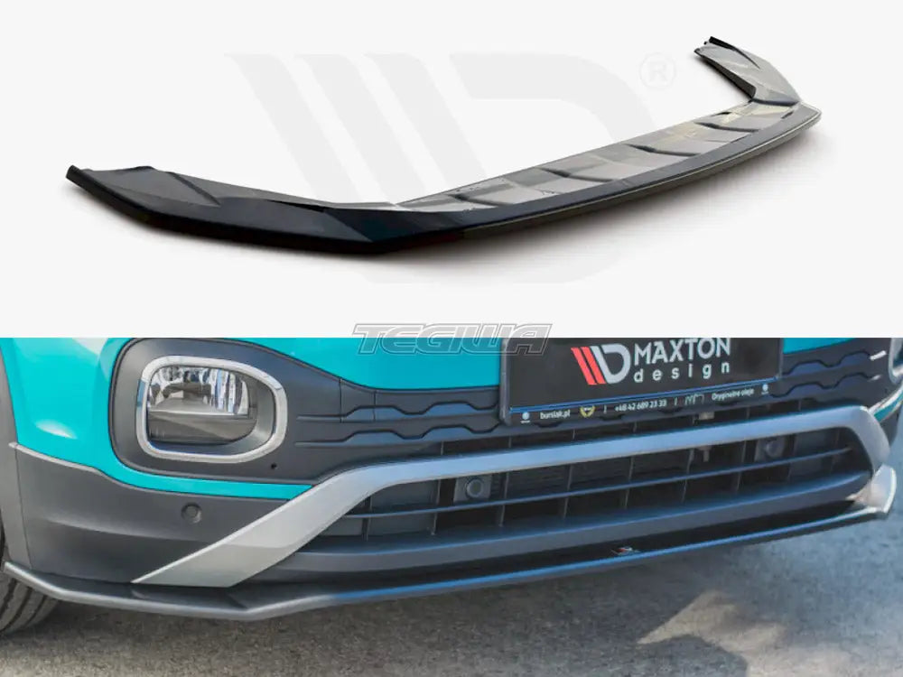 Maxton Design Front Splitter Volkswagen T Cross 2018-