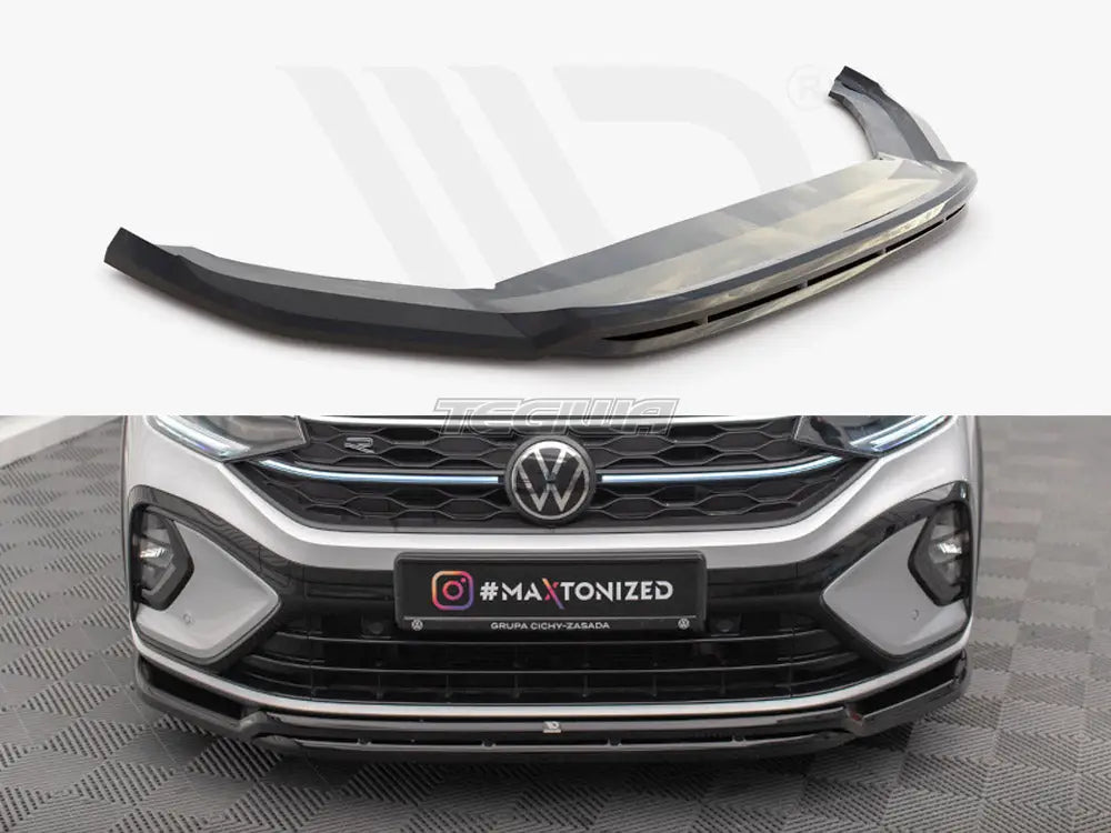 Maxton Design Front Splitter Volkswagen Taigo R-Line Mk1