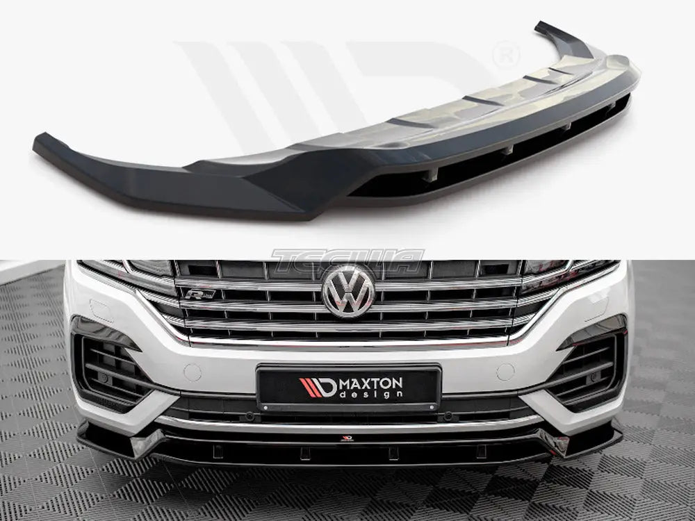 Maxton Design Front Splitter Volkswagen Touareg R-line MK3 2018-