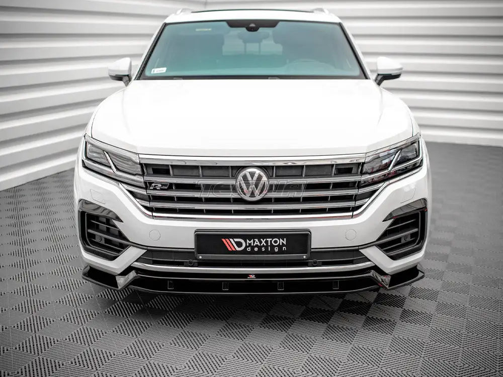 Maxton Design Front Splitter Volkswagen Touareg R-line MK3 2018-