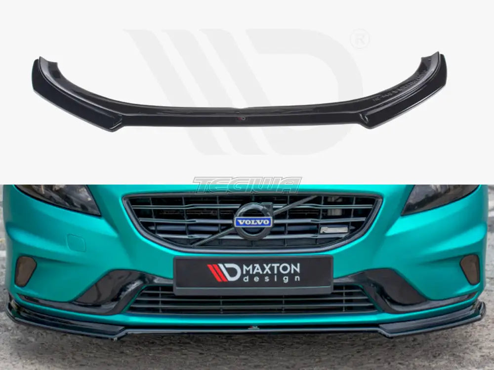 Maxton Design Front Splitter Volvo V40 R-DESIGN 2012-19