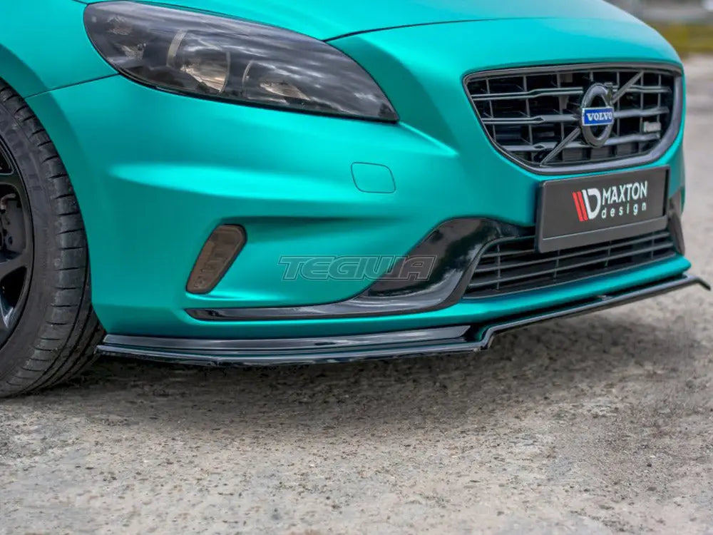 Maxton Design Front Splitter Volvo V40 R-DESIGN 2012-19