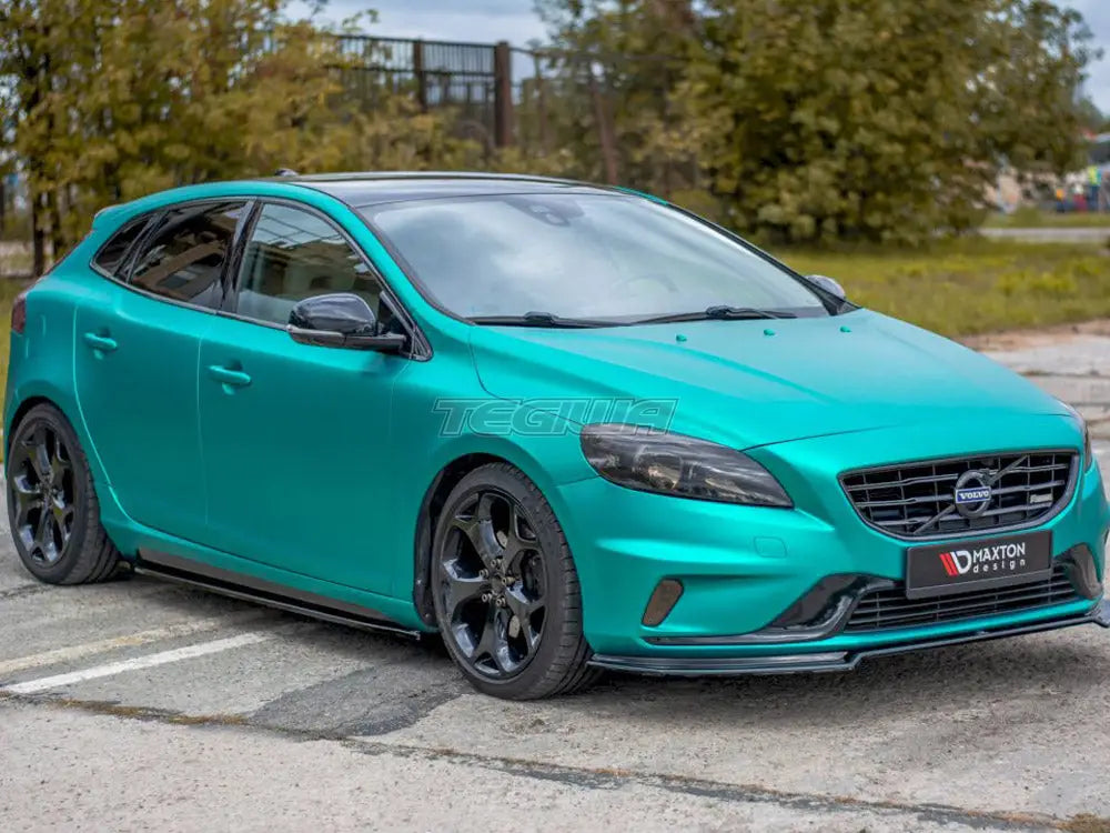 Maxton Design Front Splitter Volvo V40 R-DESIGN 2012-19