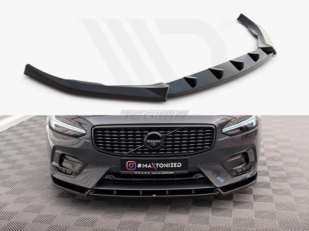 Maxton Design Front Splitter Volvo V90 R-Design Mk2