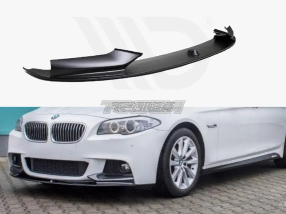 Maxton Design Frontspoiler Sport-performance Black MATT BMW 5-Series Series F10 F11 With M-package 09-17