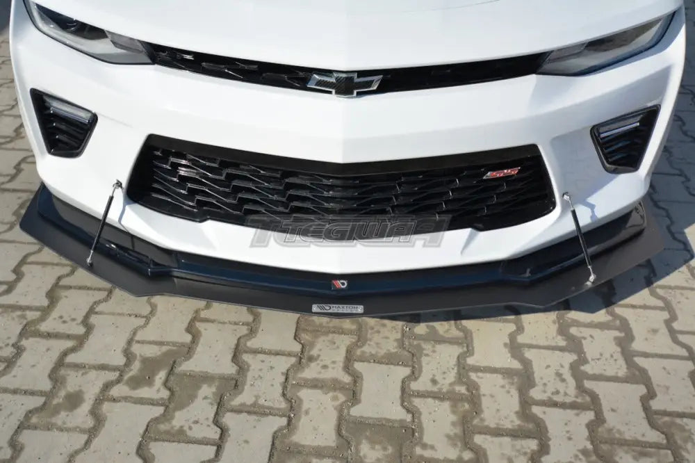 Maxton Design Hybrid Front Splitter Chevrolet Camaro 6TH-GEN. Phase-i 2SS Coupe 2016-18