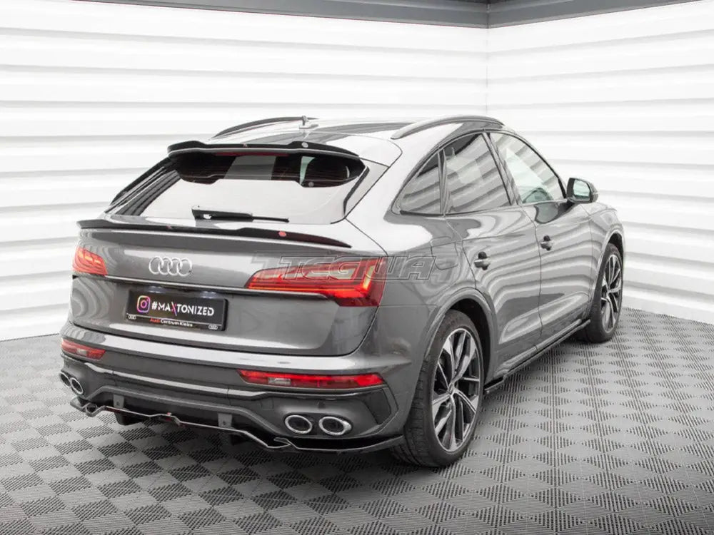 Maxton Design Lower Spoiler CAP Audi SQ5 Sportback Mk2 Facelift