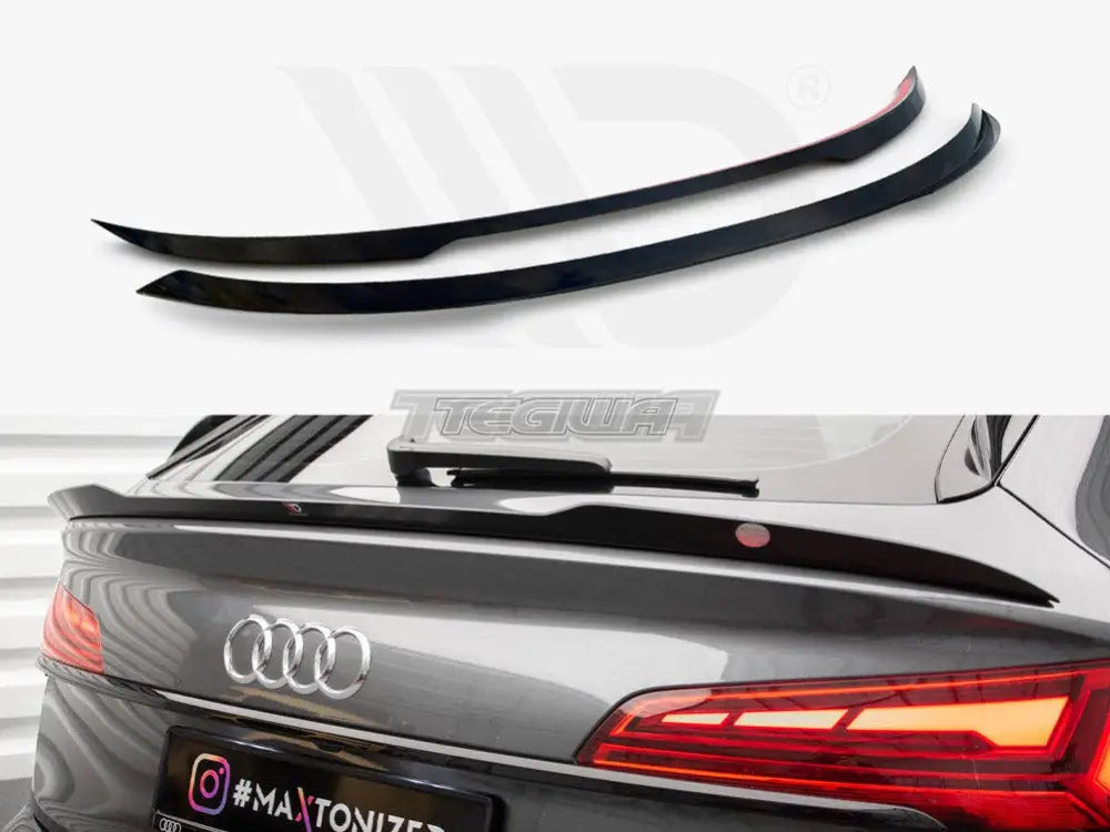 Maxton Design Lower Spoiler CAP Audi SQ5 Sportback Mk2 Facelift