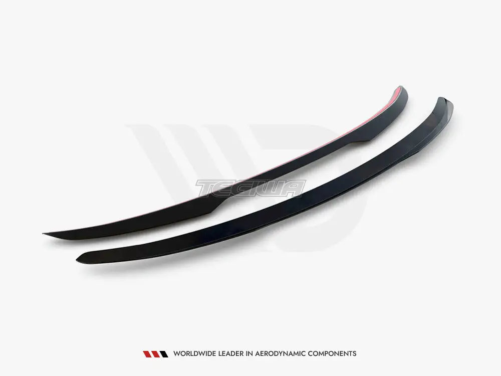 Maxton Design Lower Spoiler CAP Kia EV6 GT-Line Mk1